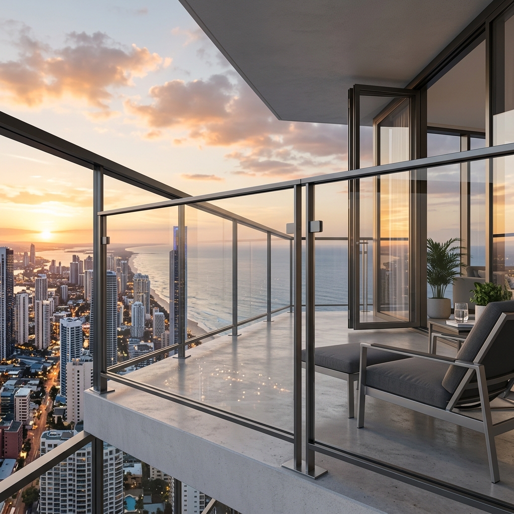 High-Rise Architectural Railings – Miami Downtown Condos